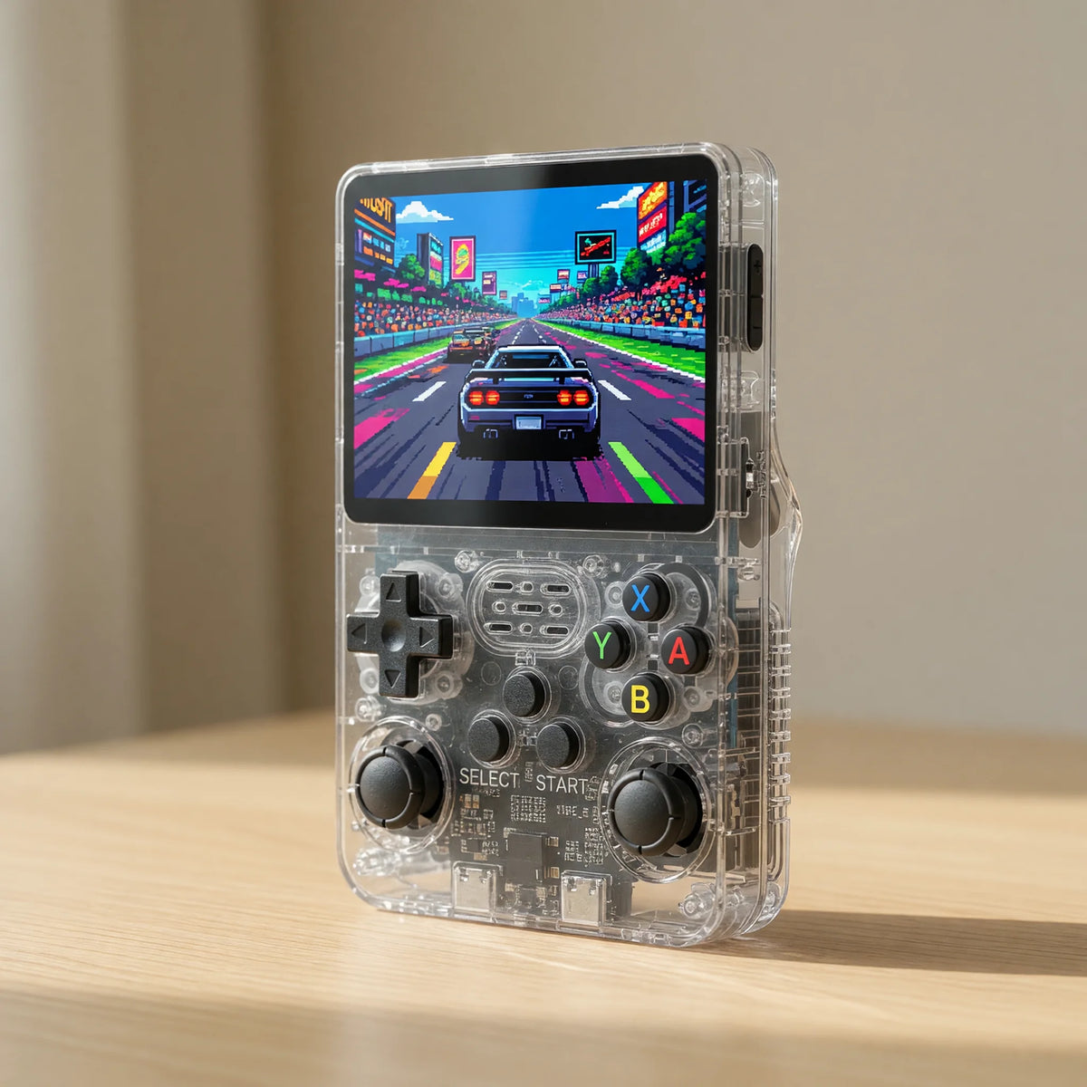 Pocketro One coloris transparent clair, vue de trois quarts